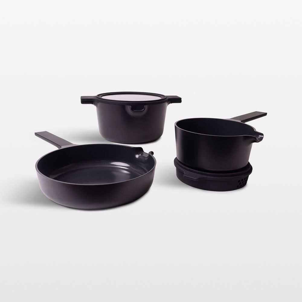 Alva Neat Black 5-in-1 Cookware Set