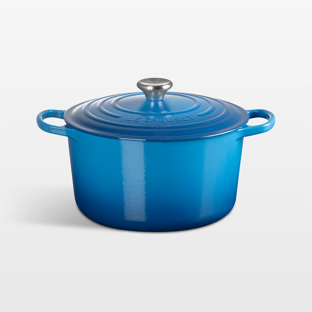 Le Creuset Signature 6.5-Qt. Marseille Enameled Cast Iron Deep Round Dutch Oven