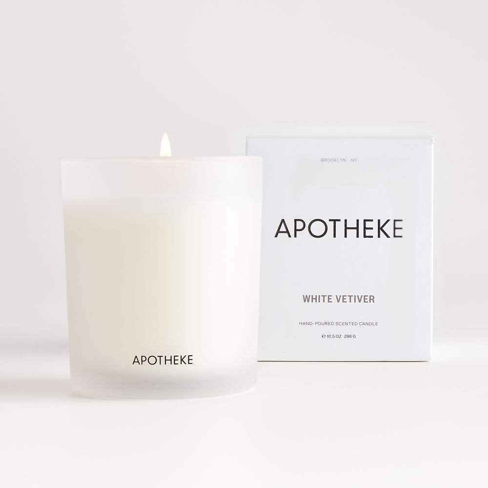 Apotheke White Vetiver Scented Candles and Diffuser