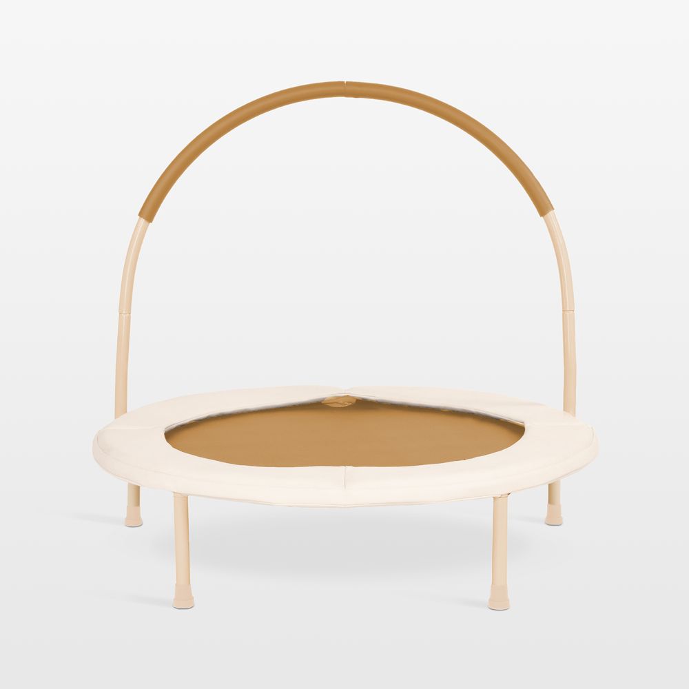 Gathre Ivory Toddler Trampoline with Handle