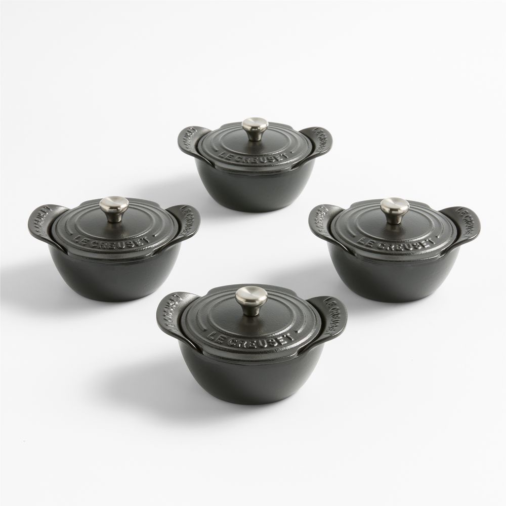 Le Creuset Gourmand.33-Qt. Individual Serving Cocottes with Lids, Set of 4