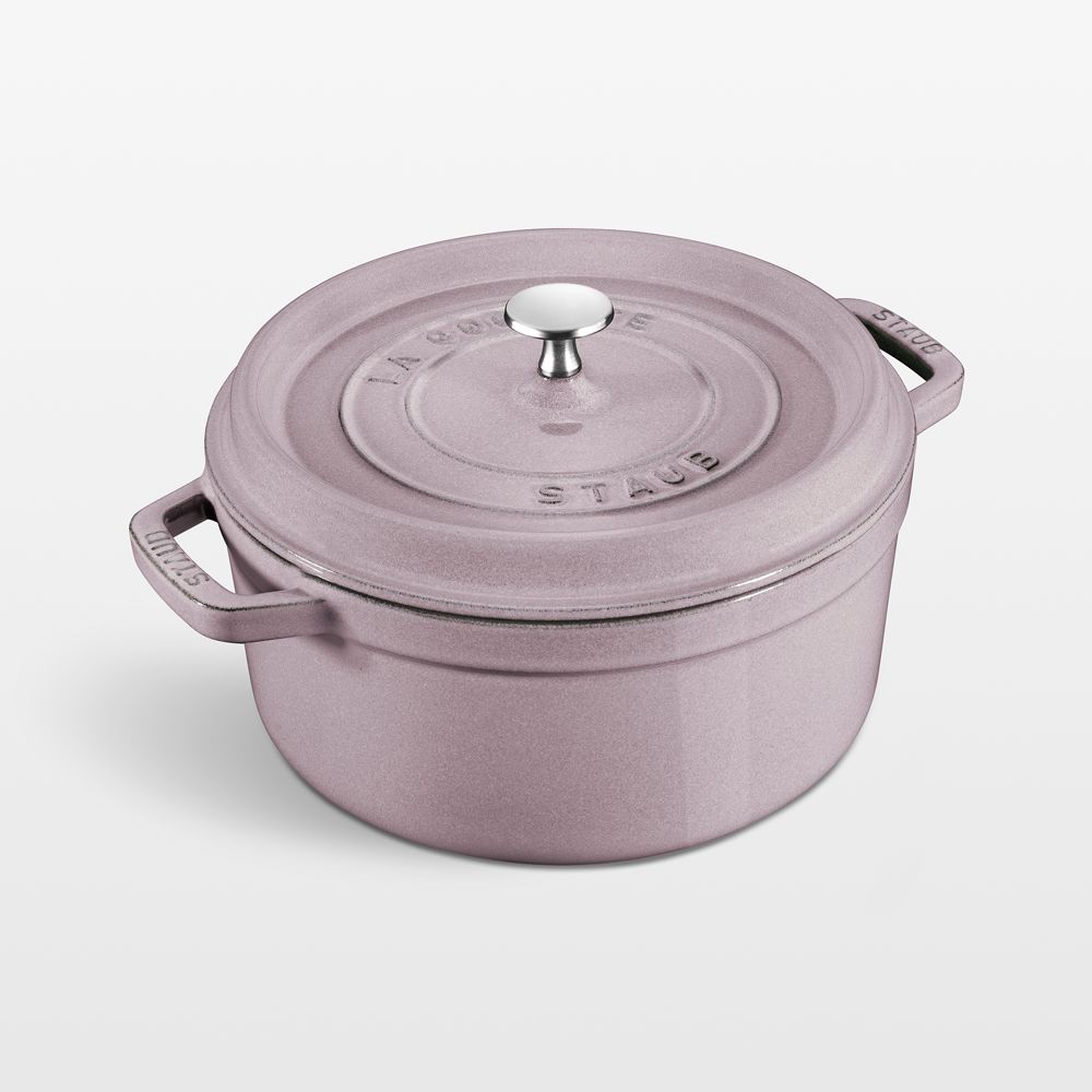 Staub 5.5-Qt. Lilac Round Cocotte