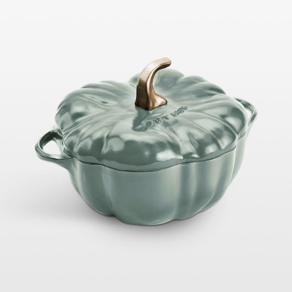 Staub 3.5-Qt. Eucalyptus Pumpkin Cocotte