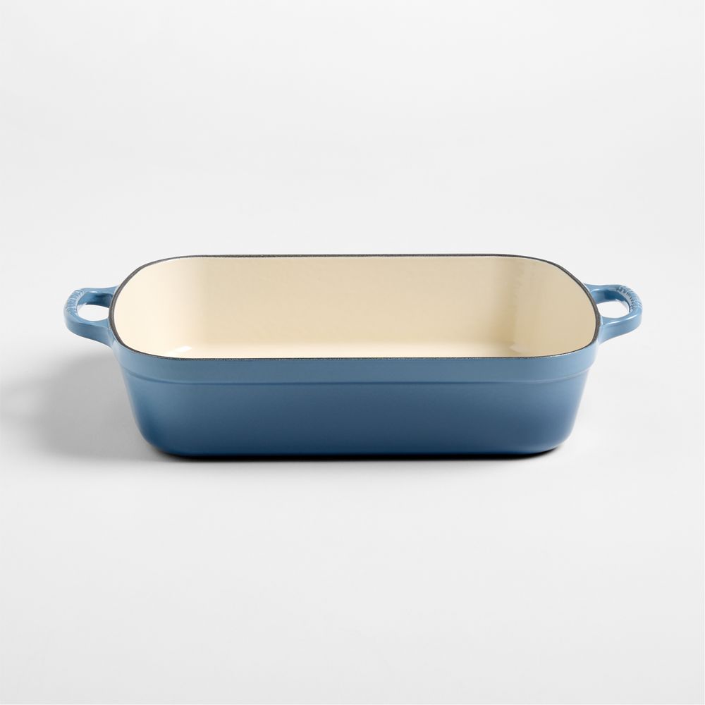 Le Creuset Signature 5.25-Qt. Chambray Enameled Cast Iron Rectangular Roaster