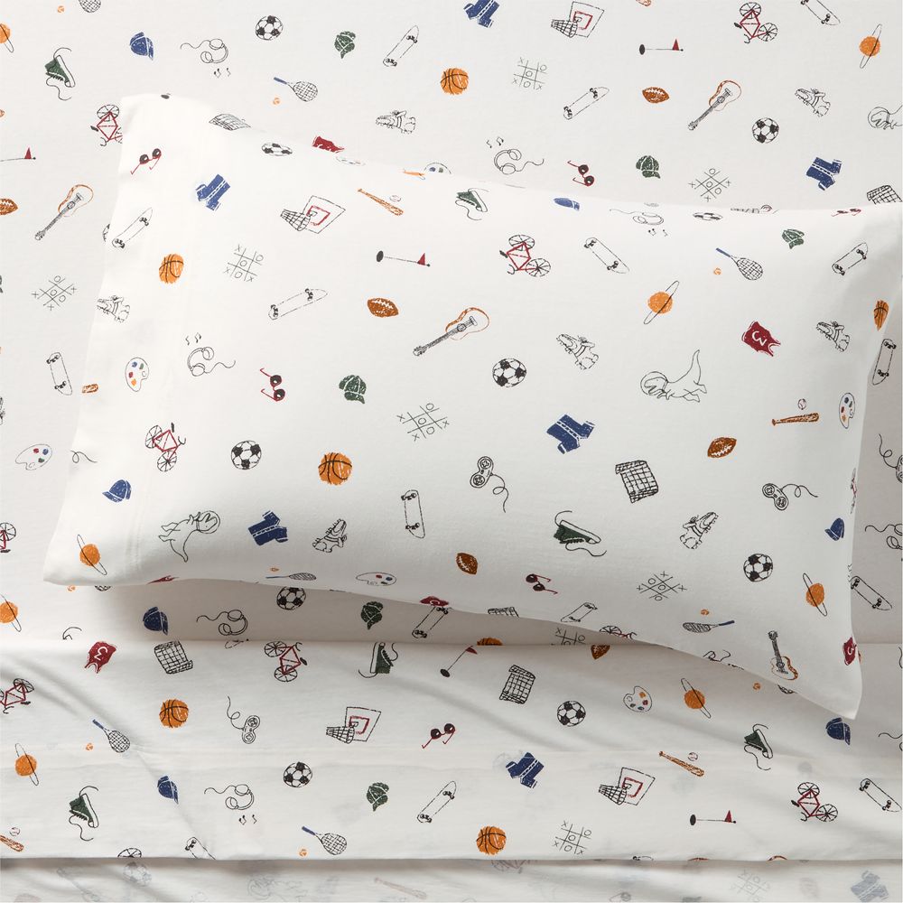 Comfy Tee Victory Vibes Organic Cotton Kids Sheet Set