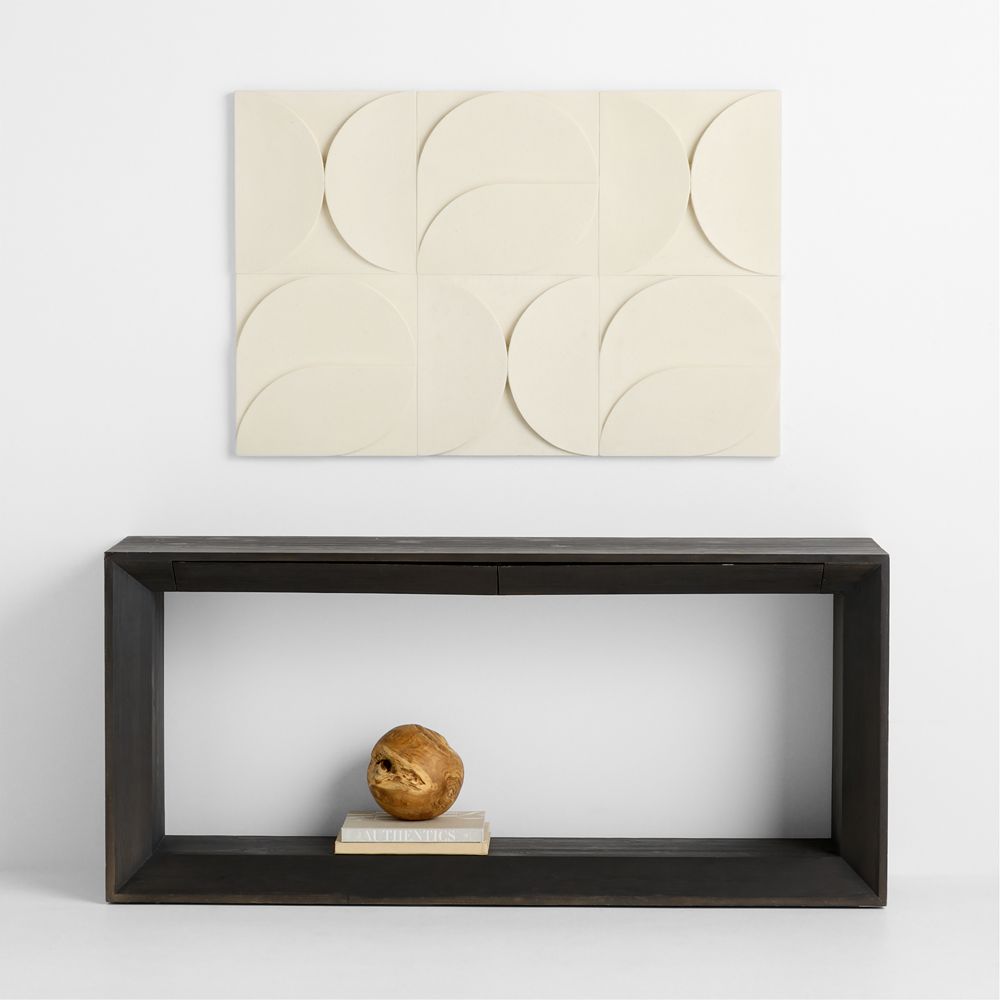Riverside Semicircles & Delancey Teardrop Wall Art Tiles Set of 6