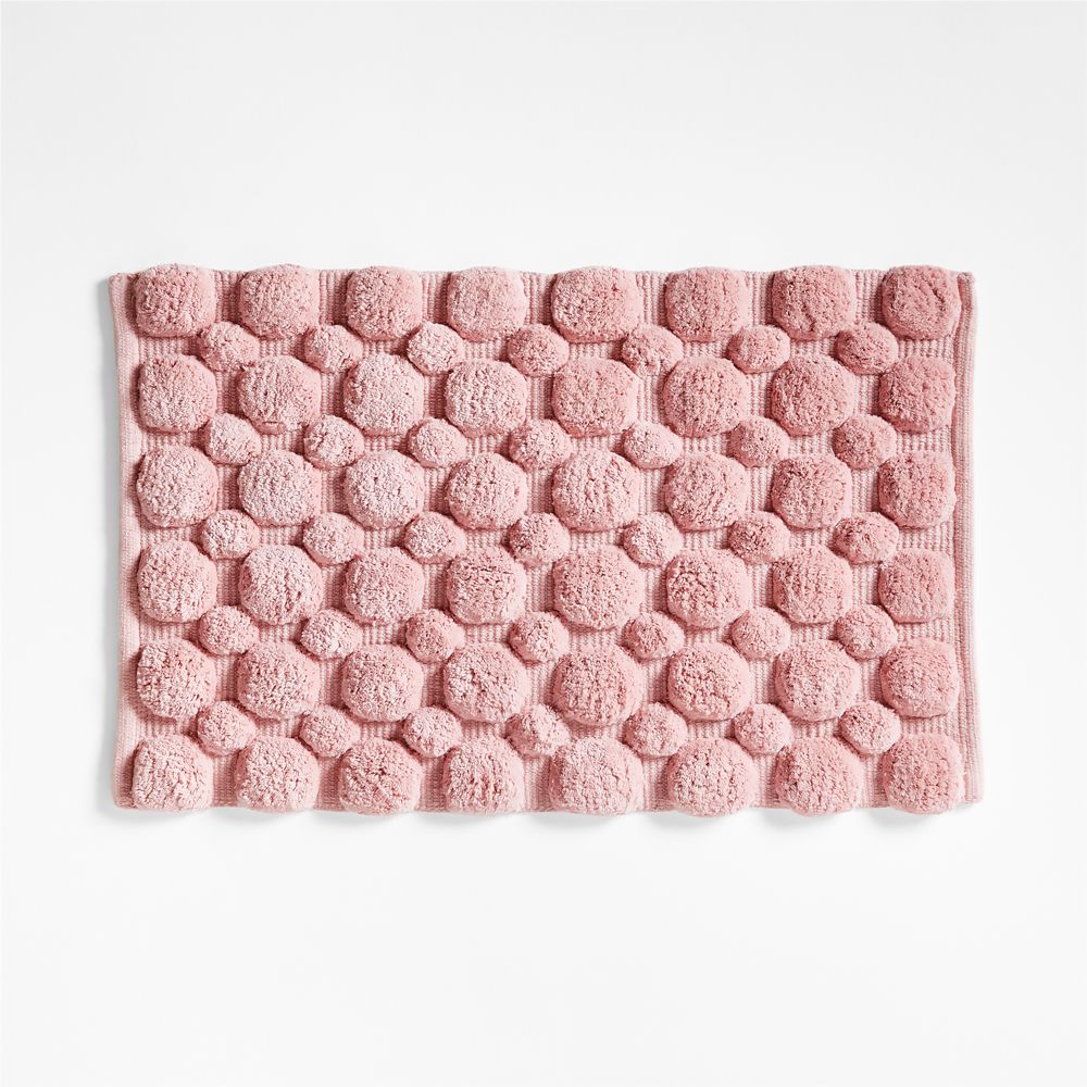 Kupla Pink Cotton Bath Rug