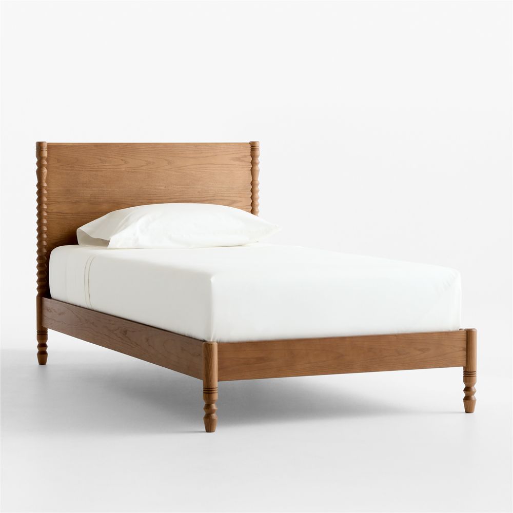 Jack Hazelnut Ash Wood Kids Bed
