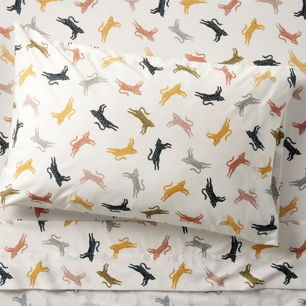 Stay Cool Lovely Leopard Organic Cotton Kids Sheet Set