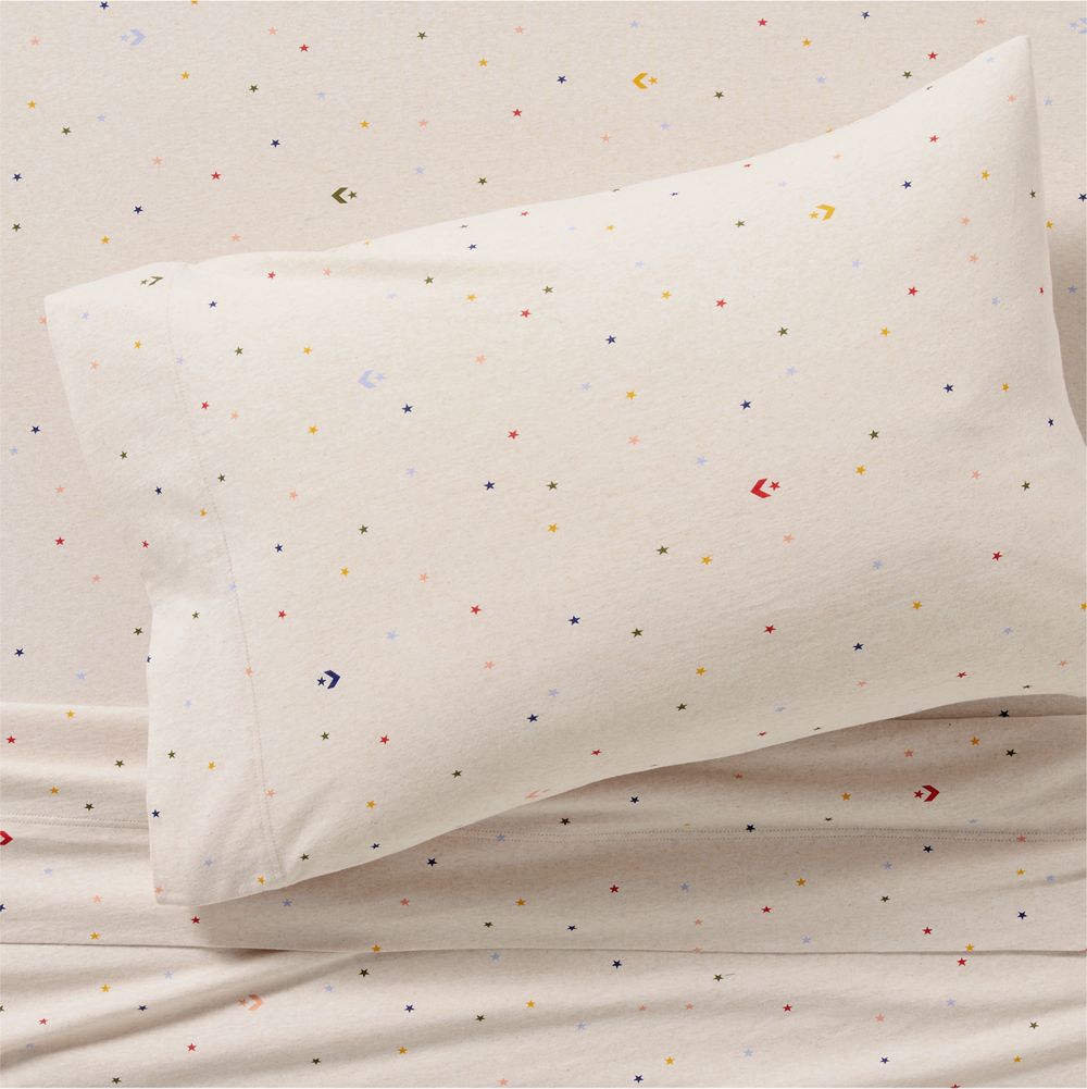 Converse Comfy Tee Speckled Star Organic Cotton Kids Sheet Set