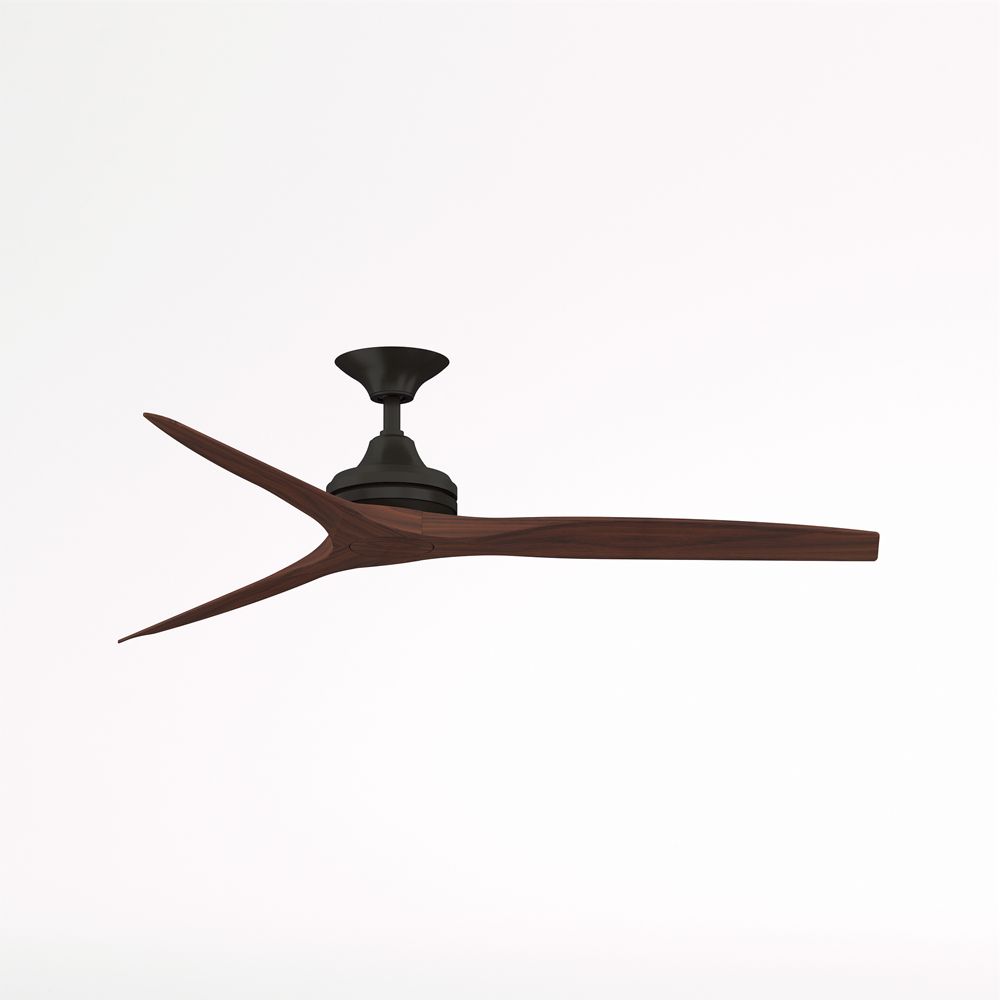 Fanimation Spitfire 60" Dark Bronze/Whiskey Wood Indoor/Outdoor Ceiling Fan