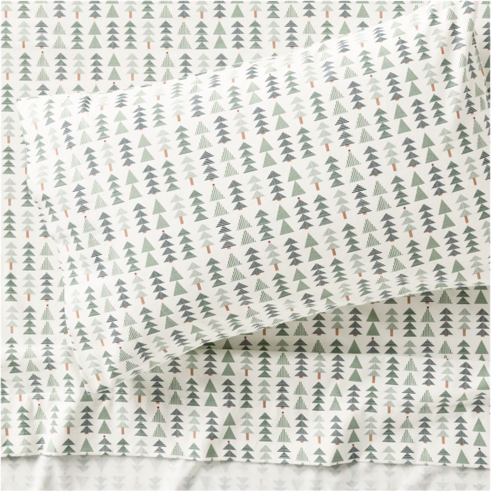 Supercozy Oh Christmas Tree Organic Cotton Flannel Kids Sheet Set
