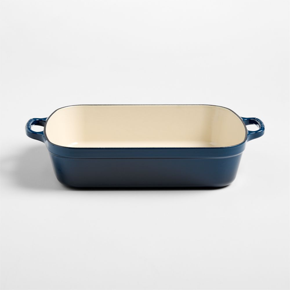Le Creuset Signature 5.25-Qt. Nuit Enameled Cast Iron Rectangular Roaster