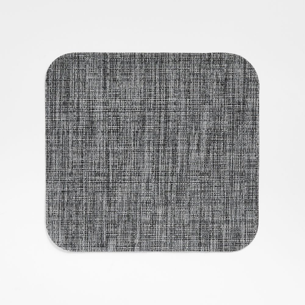 Chilewich Crepe Rounded Square Grey Vinyl Placemat