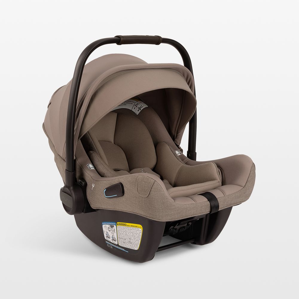 Nuna PIPA aire rx Cedar Brown Reclining Infant Car Seat + PIPA RELX Base