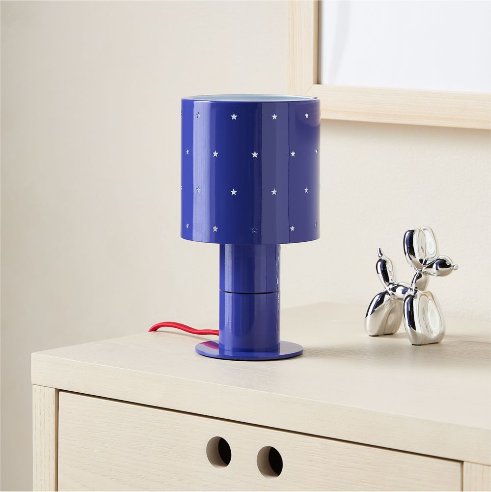 Converse All Star Blue Chrome Tablelamp