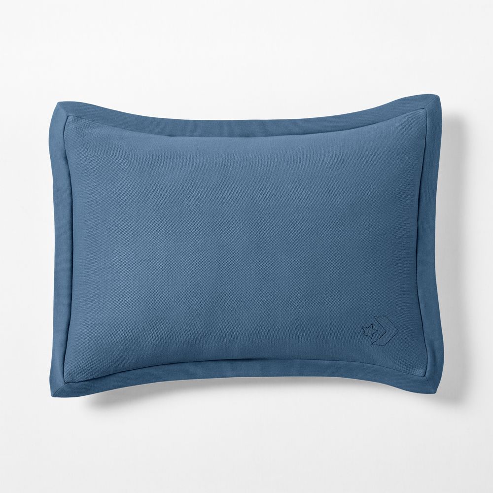 Converse Cozy Sweatshirt Moonlight Blue Organic Cotton Kids Pillow Sham