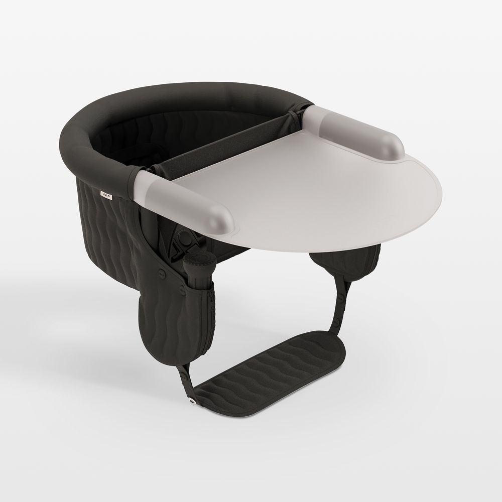 Lalo Licorice Black Hook On Toddler High Chair