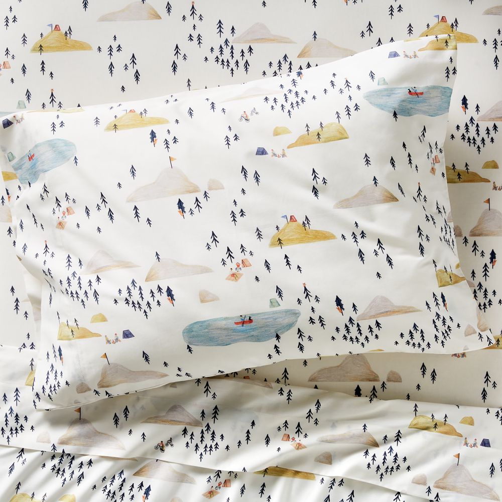 Stay Cool Adventure Organic Patterned Kids Sheet Set