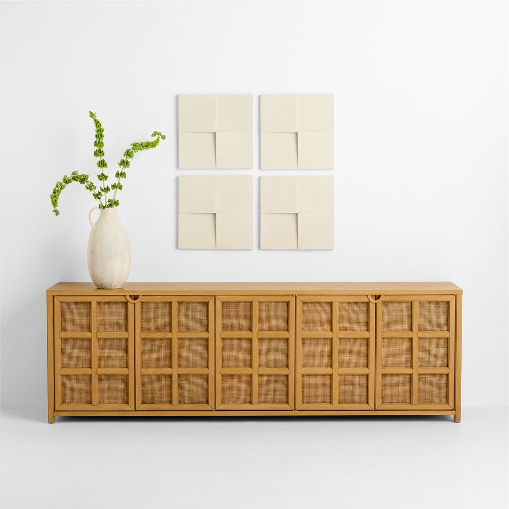 Flatiron Four Squares Wall Art Tiles Set of 4