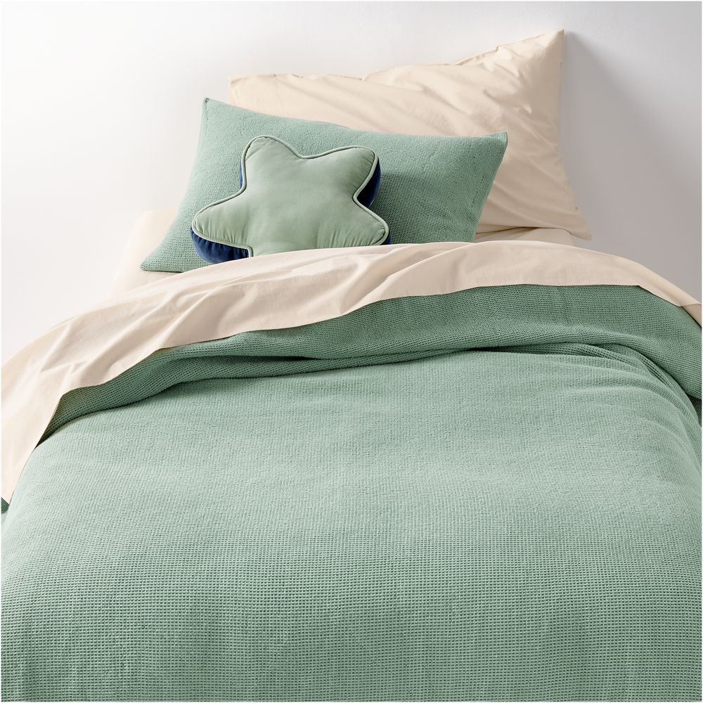 Scoop Verte Green 100% Organic Cotton Kids Duvet Cover