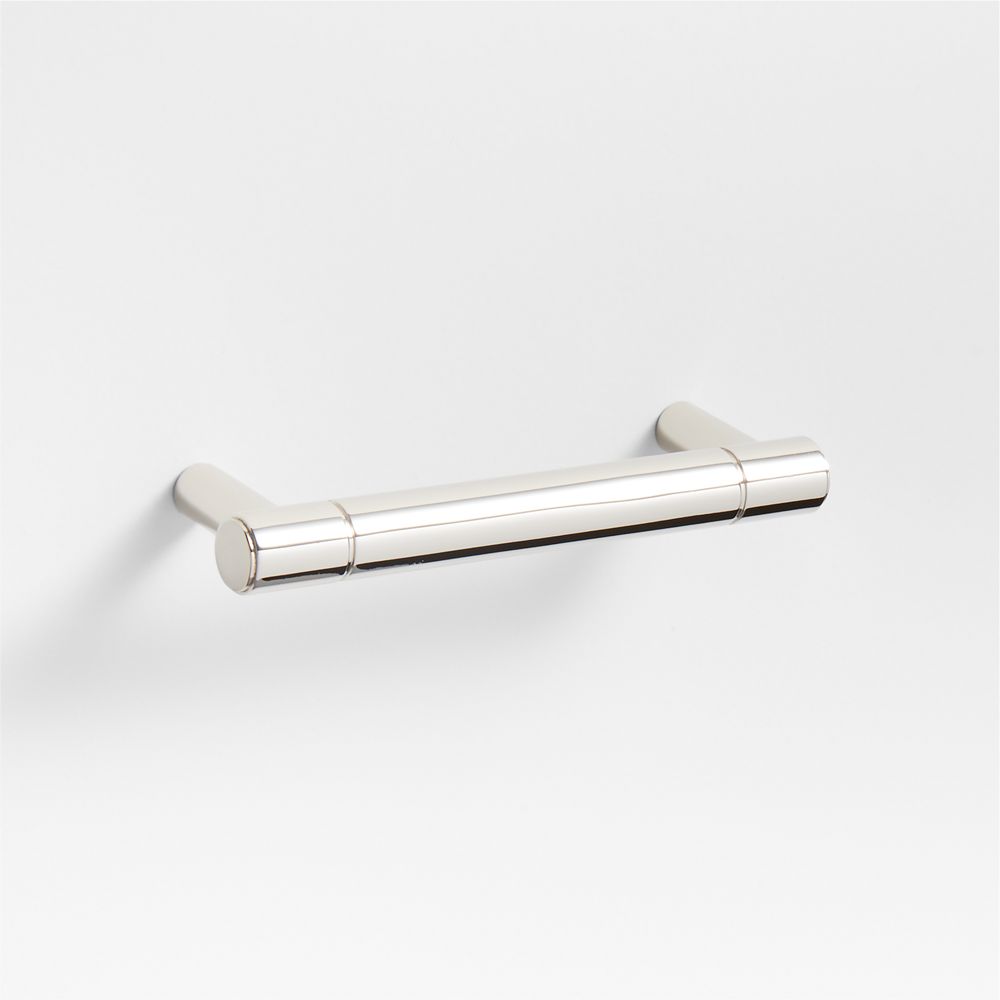 Modern Flat-End Polished Chrome Cabinet Drawer Bar Pulls