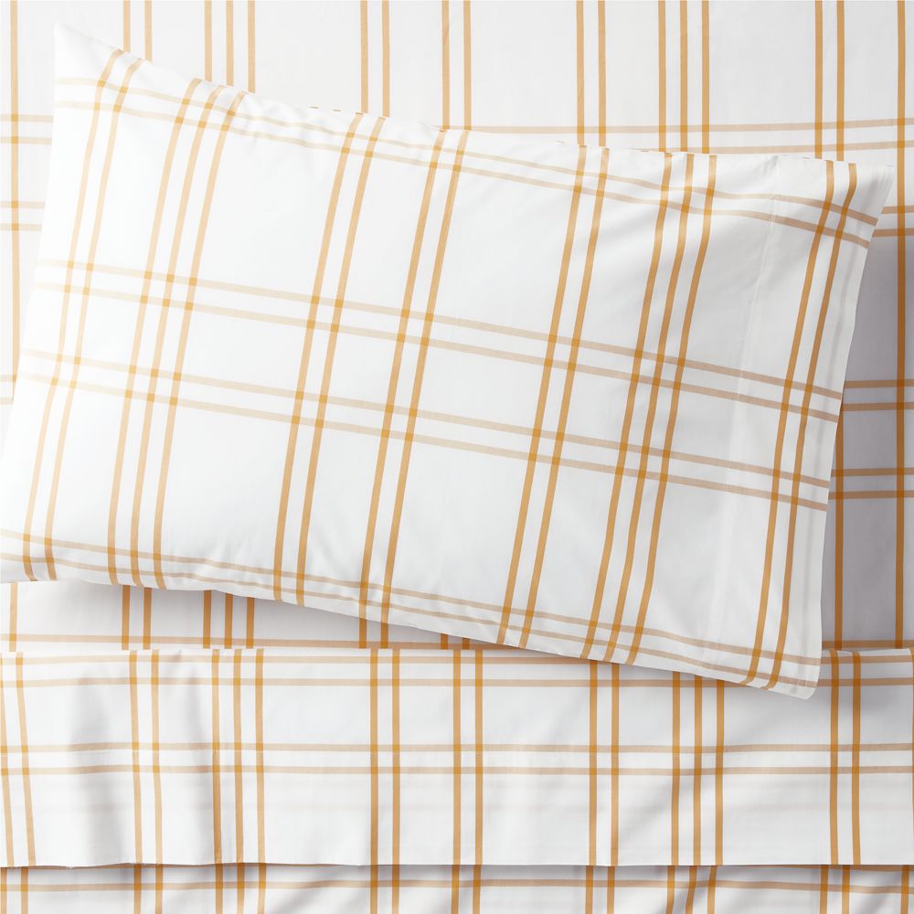 Stax Savannah Yellow Organic Cotton Kids Sheet Set