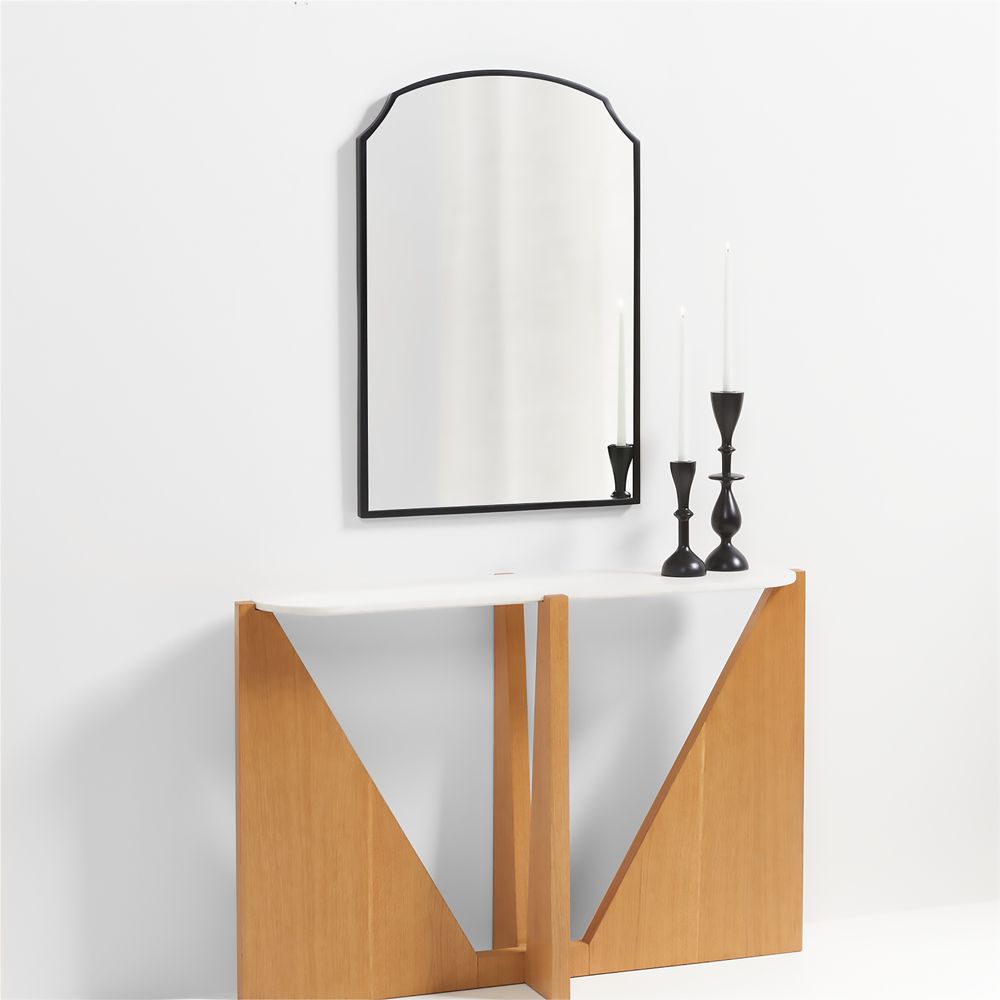 Emmy Black Vanity Mirror 24"x36"