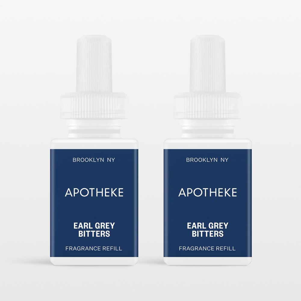Apotheke Earl Grey Bitters Pura Refill, Set of 2