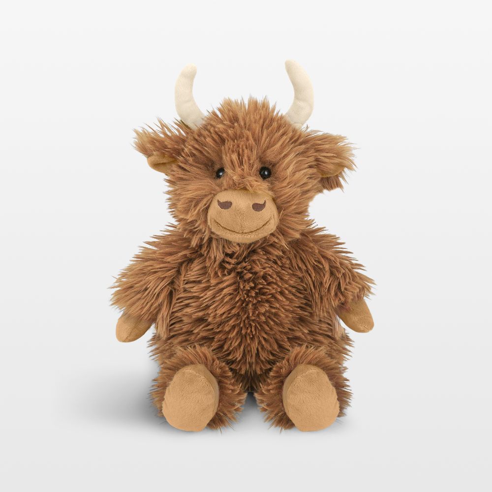 Mon Ami Mac the Highland Cow Kids Stuffed Animal