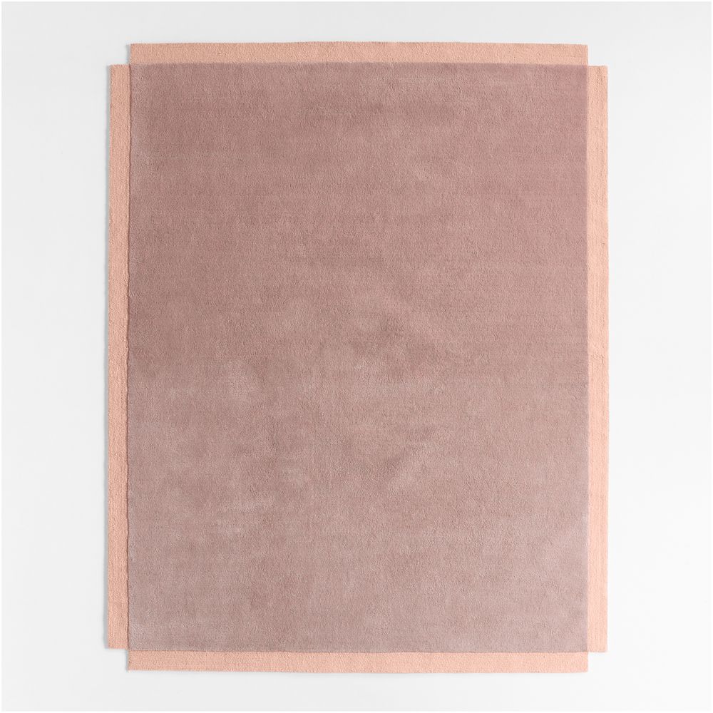 Corner Cutout Dusty Rose Kids Performance Area Rug
