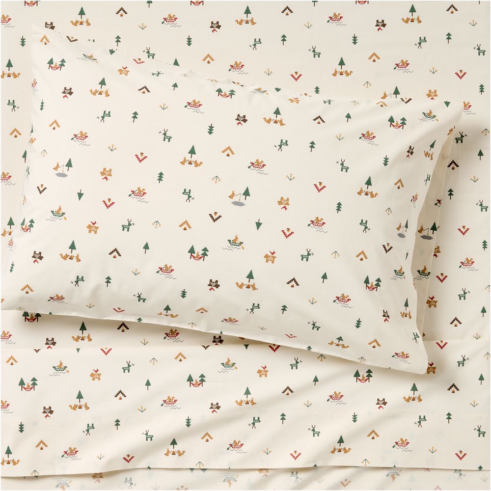 Cozy Camper Organic Cotton Percale Kids Sheet Set