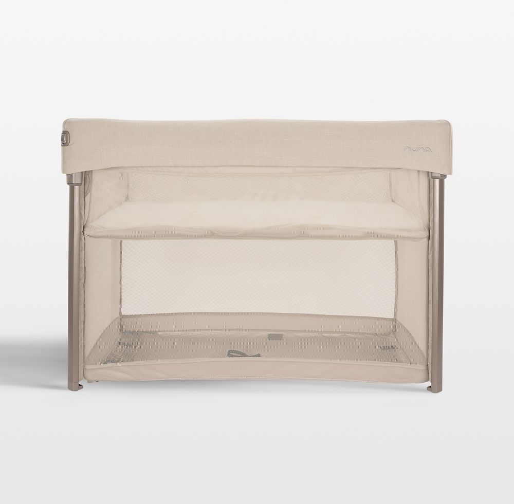Nuna PAAL Biscotti Brown Playard and Bassinet