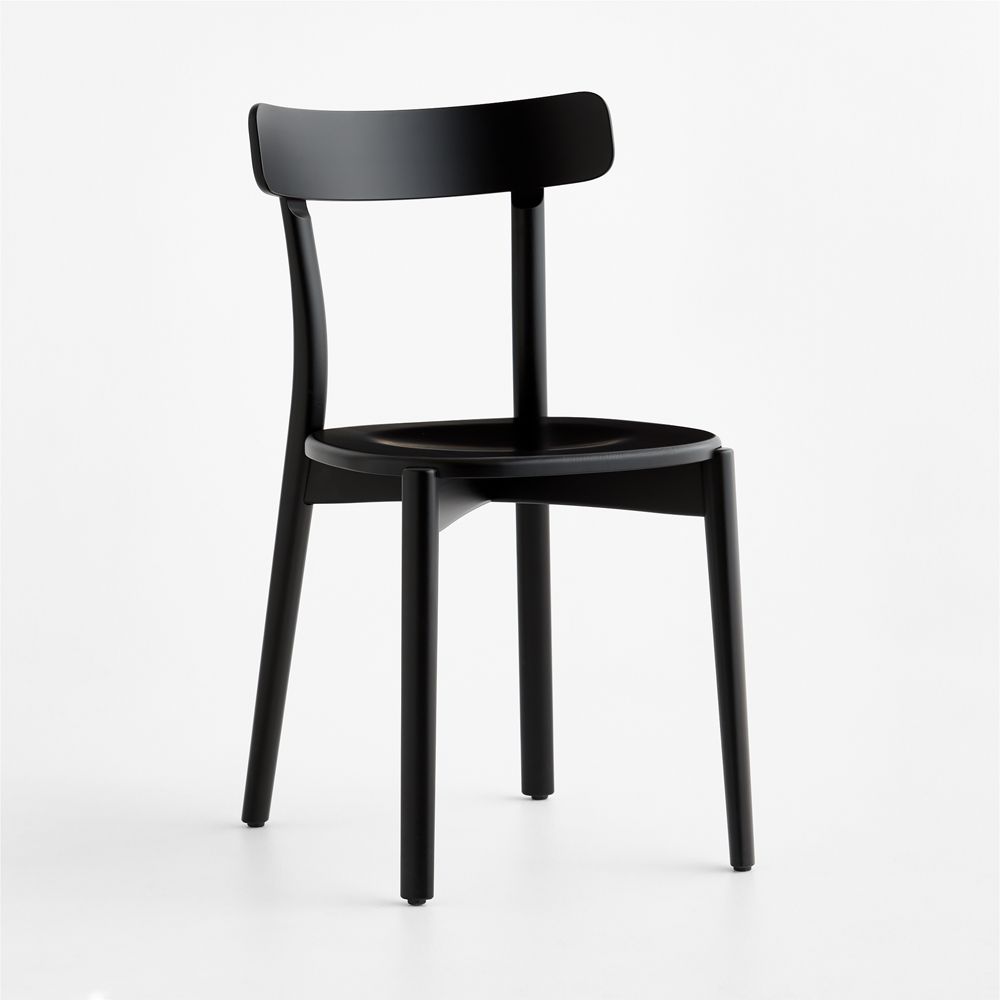 Josephine Black Wood Dining Chair