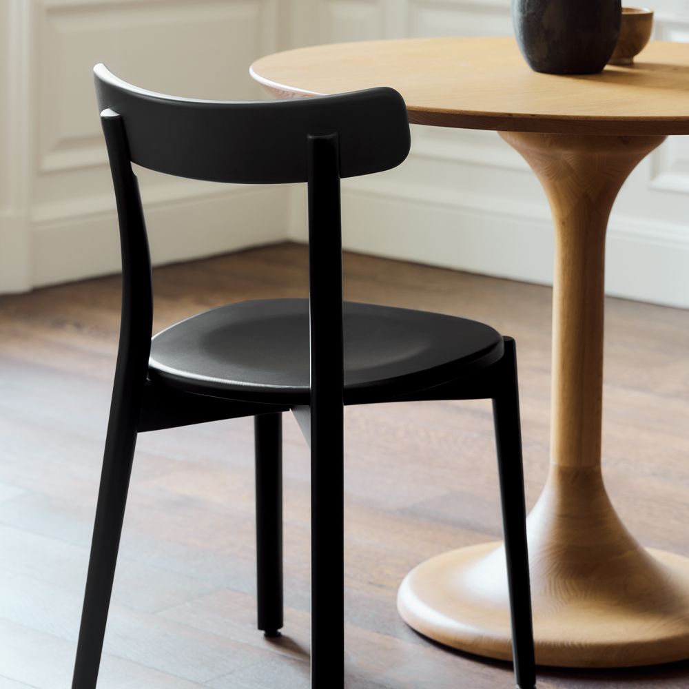 Alternative view of Josephine Black Wood Dining Chair