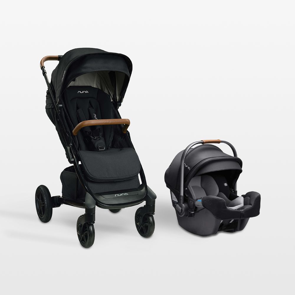 Nuna PIPA rx Caviar Black Reclining Baby Car Seat + TAVO next Stroller Travel System