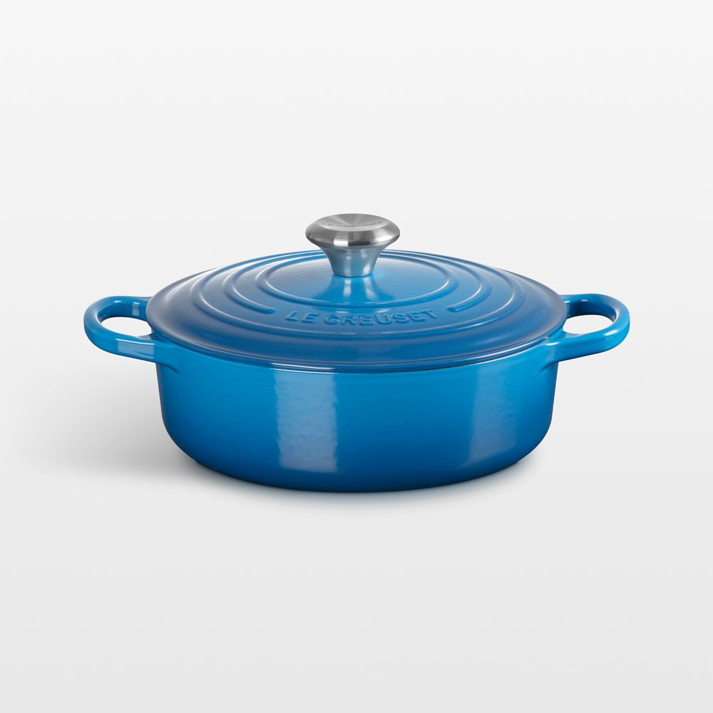 Le Creuset Signature 3.5-Qt. Marseille Enameled Cast Iron Round Wide Dutch Oven