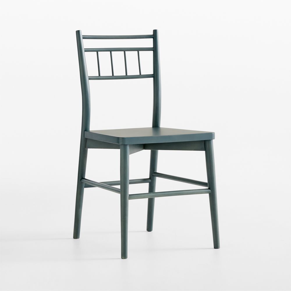 Jamieson Balsam Green Wood Kids Desk Chair by Sharland England