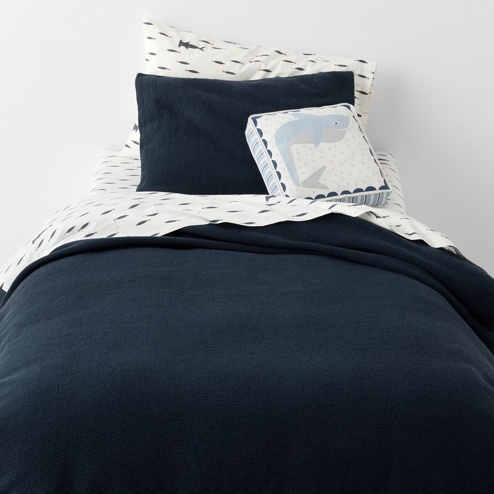 Scoop Deep Indigo 100% Organic Cotton Kids Duvet Cover