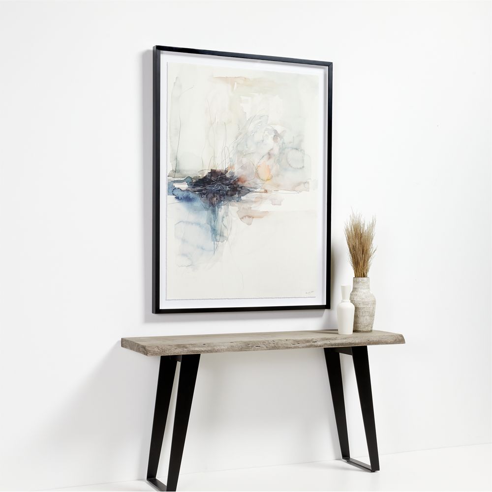 "Further Woodland" by Beverly Fuller Large Reproduction 41"x55" Framed Wall Art Print