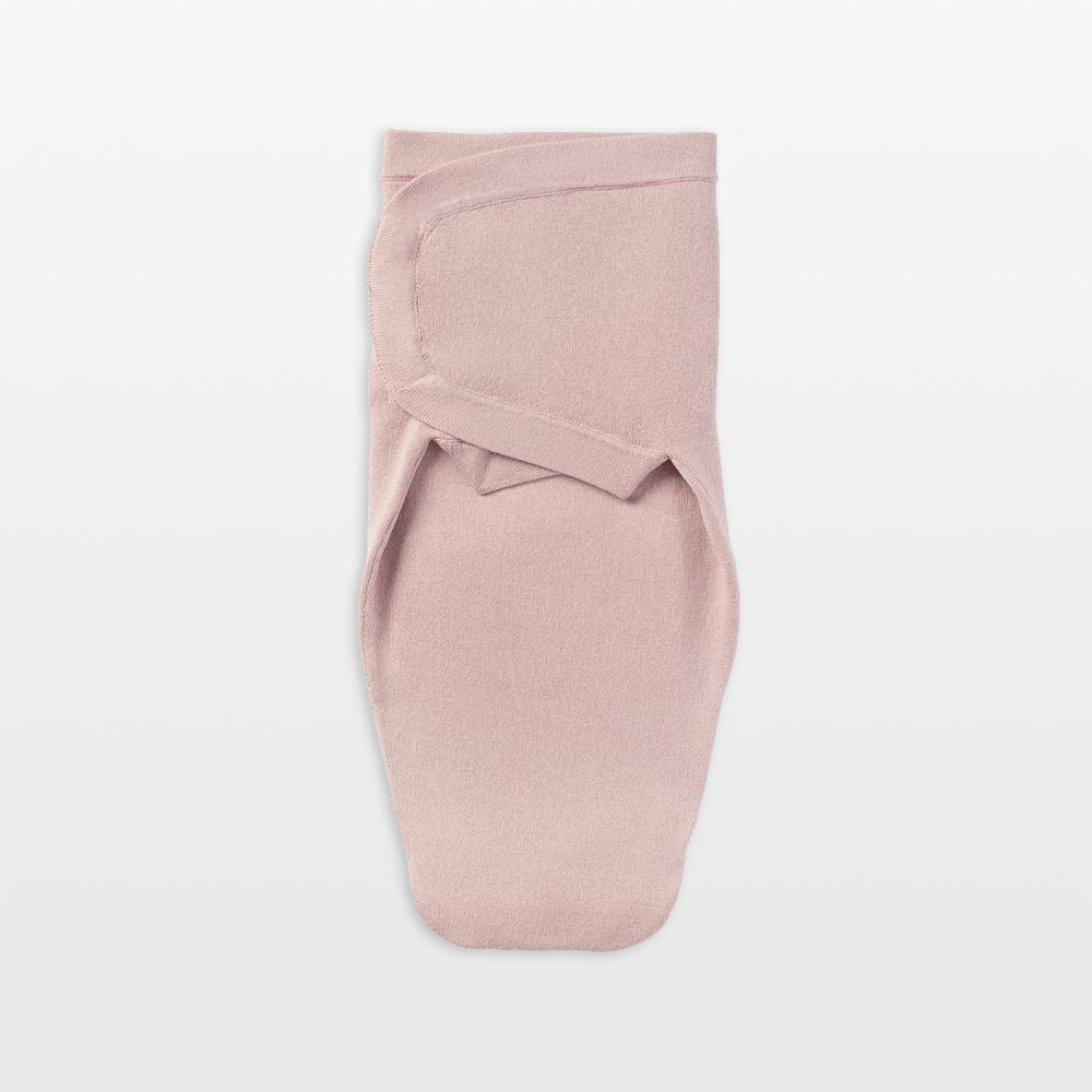 Nuna Dusty Mauve Cotton Baby Swaddle Blanket