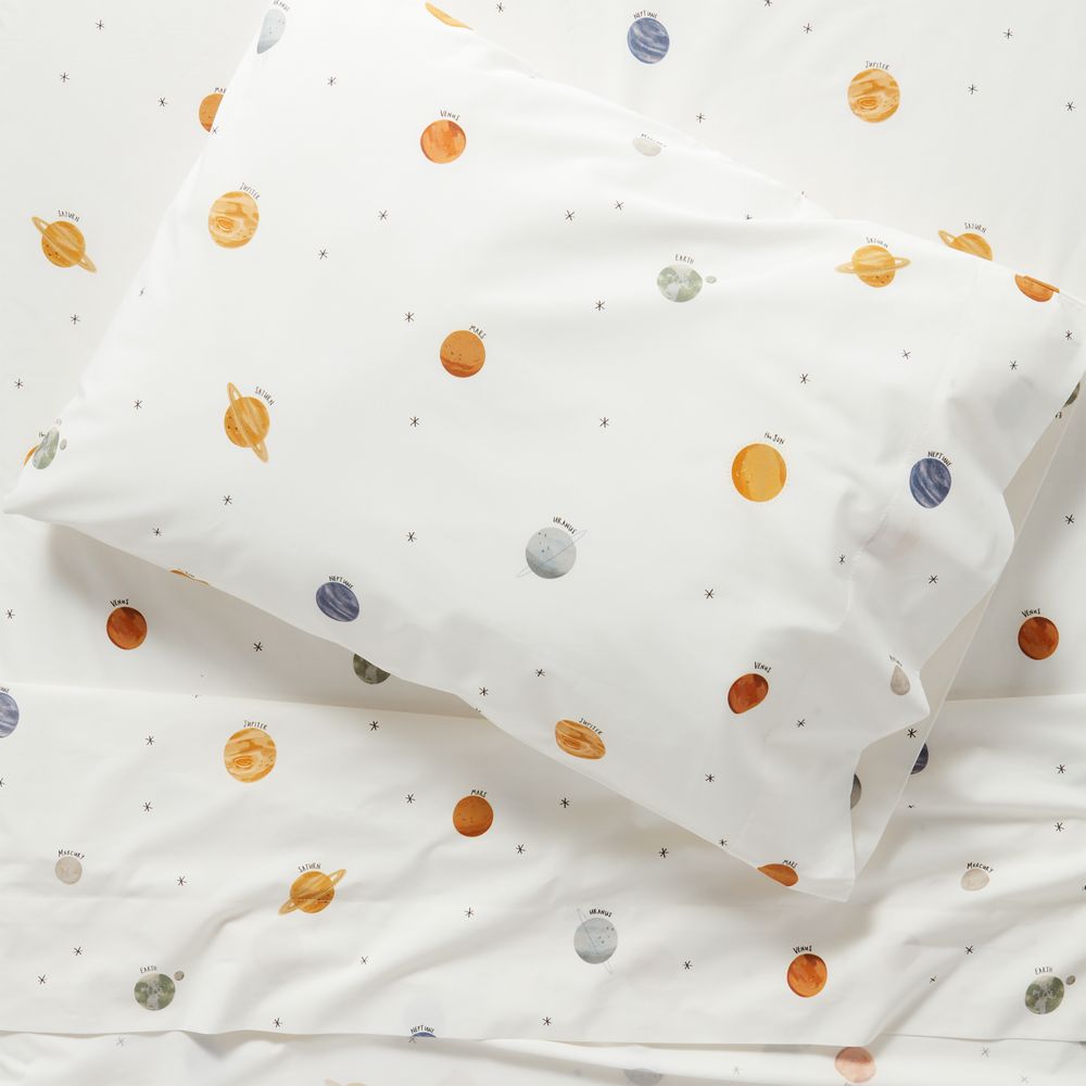 Stay Cool Outer Space Organic Cotton Kids Sheet Set