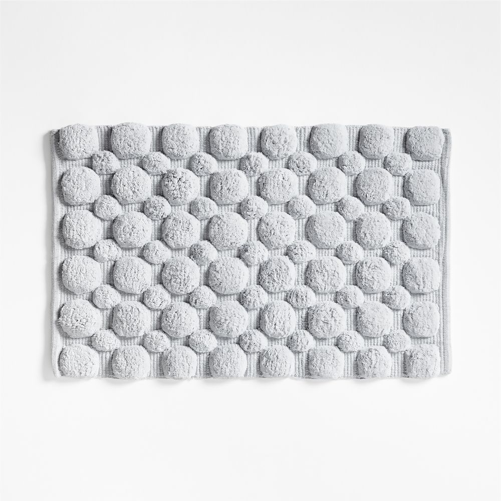 Kupla Grey Cotton Bath Rug