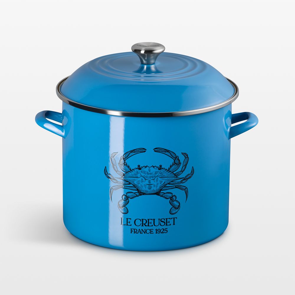 Le Creuset 16-Qt. Enameled Steel Crab Stock Pot