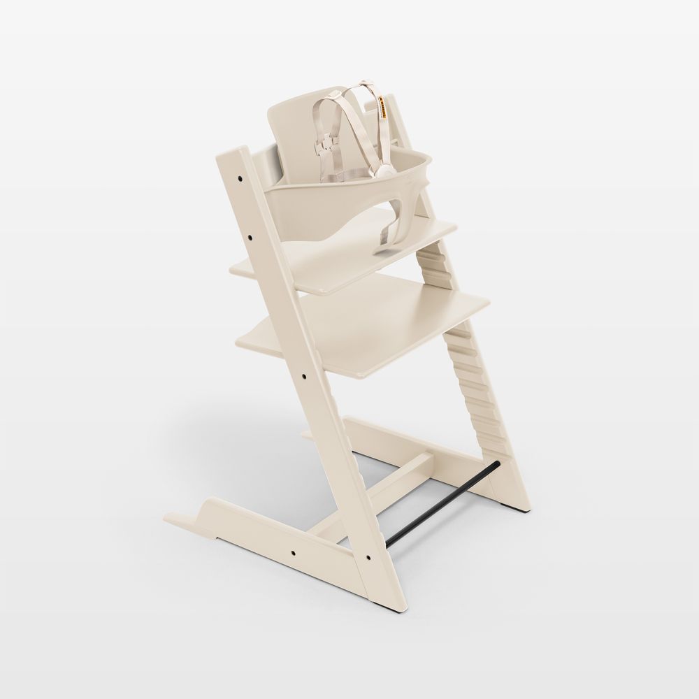 Stokke Tripp Trapp Vanilla White Wood Baby High Chair