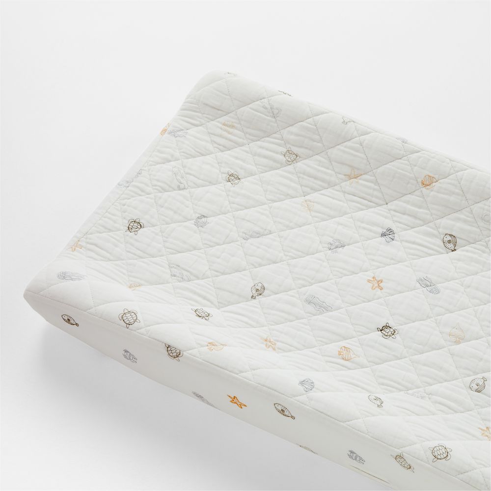 Supersoft Sea Dreams Organic Cotton Baby Changing Pad Cover