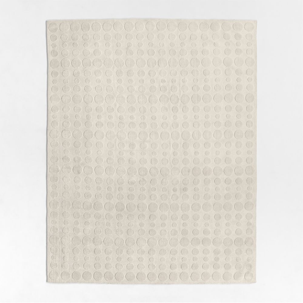 Geo Dotty Ivory Performance Kids Area Rug