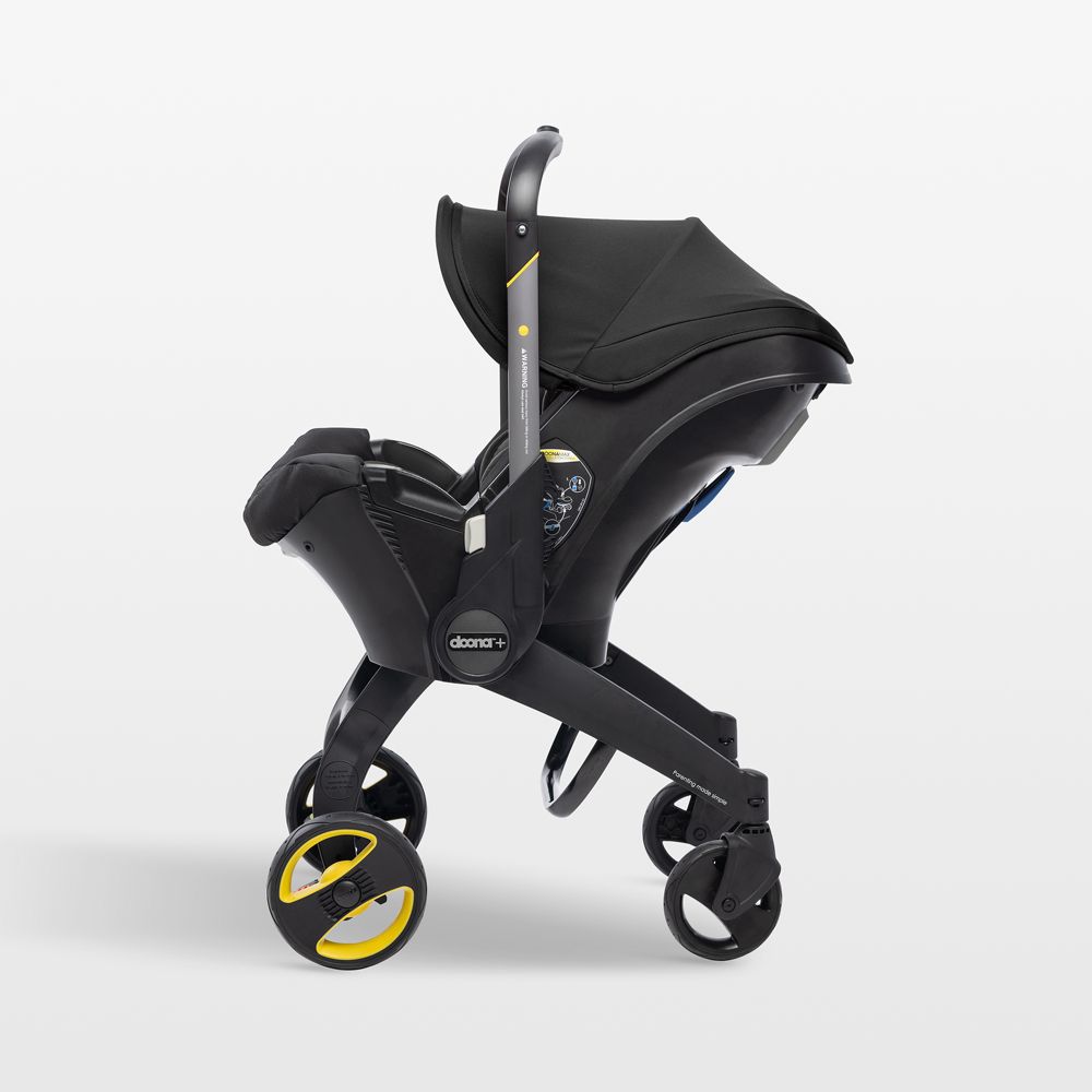 Doona Nitro Black Compact Infant Car Seat & Stroller with Base
