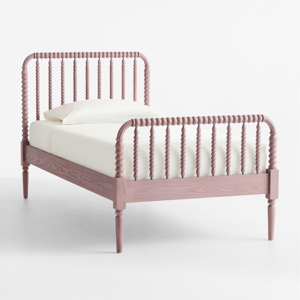 Jenny Lind Dyed Lilac Rose Wood Kids Bed
