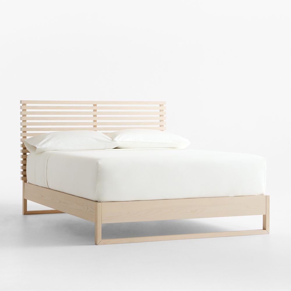 Gemini Sunwashed Slatted Ash Wood Kids Bed